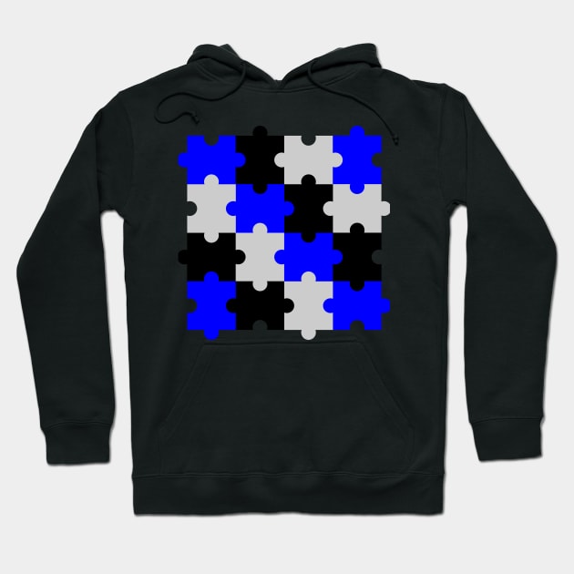 Jigsaw -1 Hoodie by Ellie B Designs